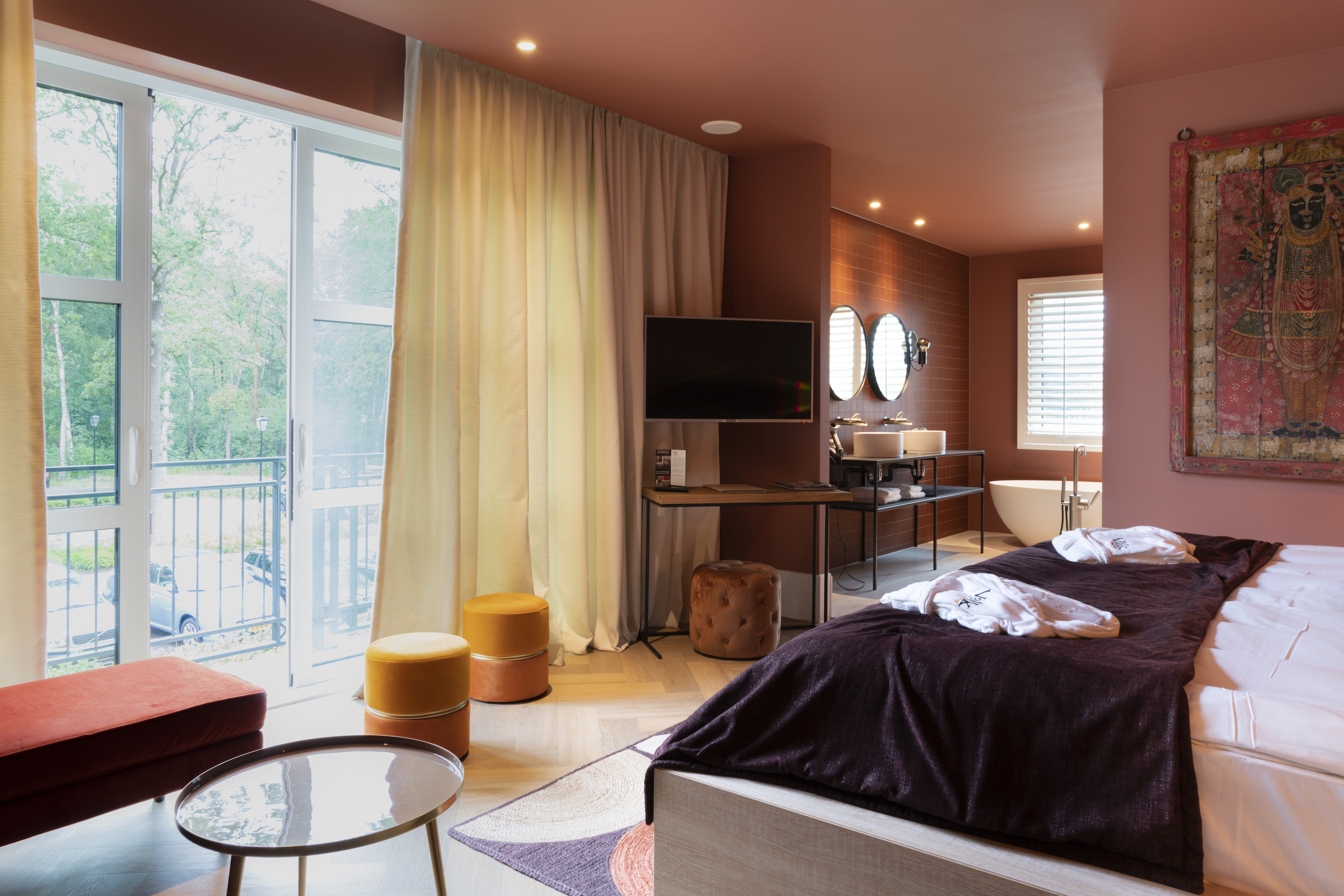 Hotel met sauna op de kamer