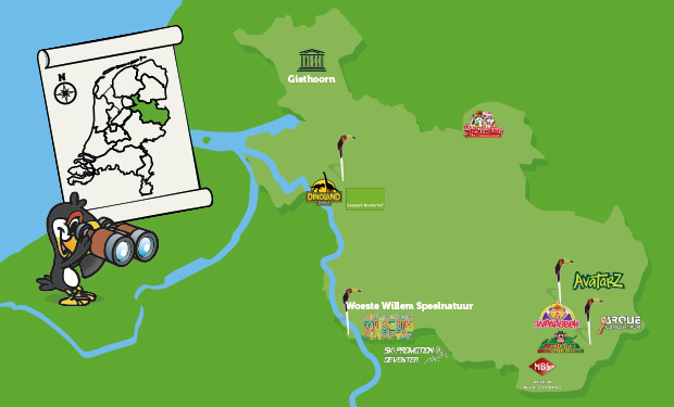 Attracties in Overijssel