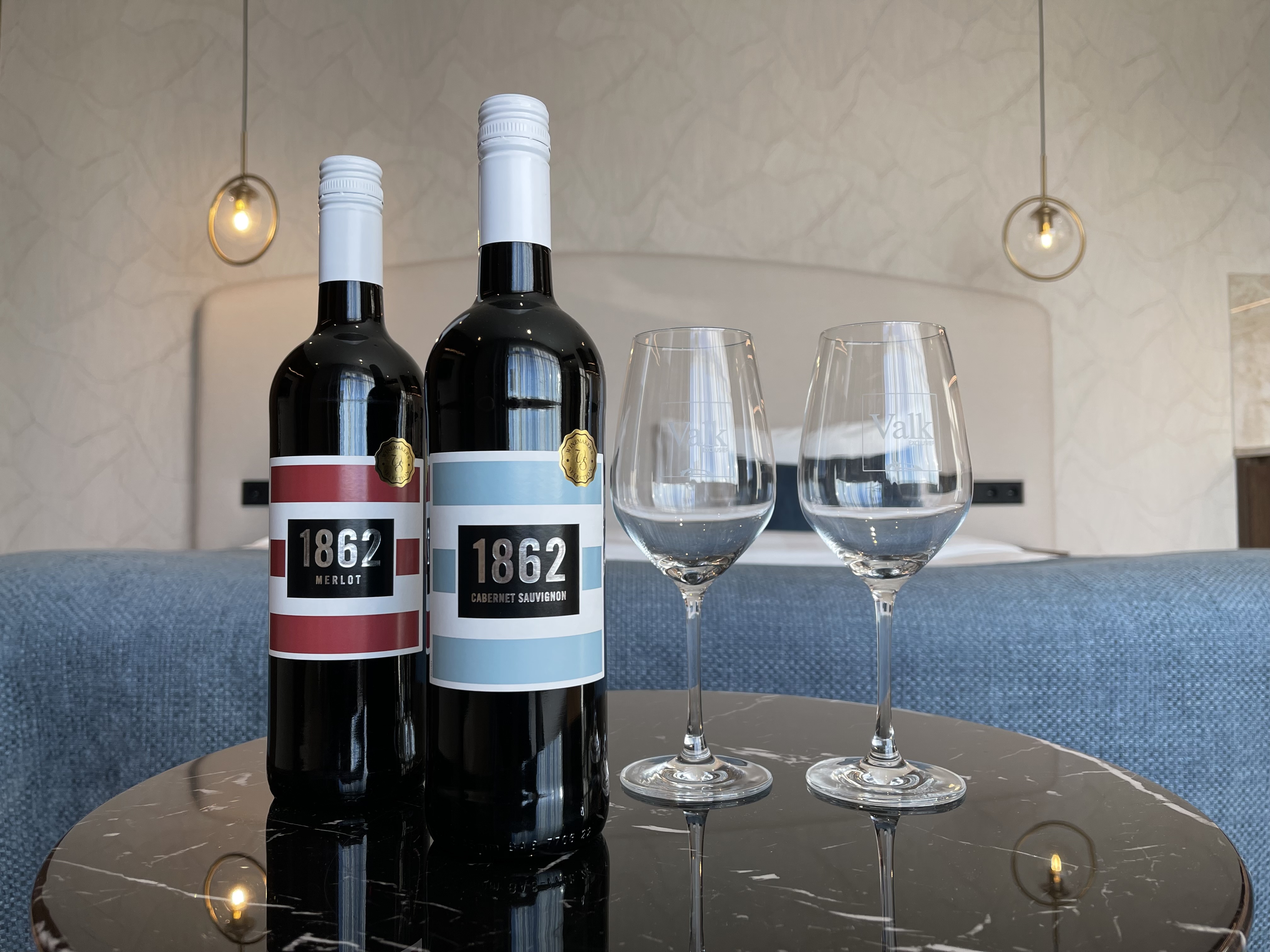 Flesje Valk 1862 huiswijn € 25,00