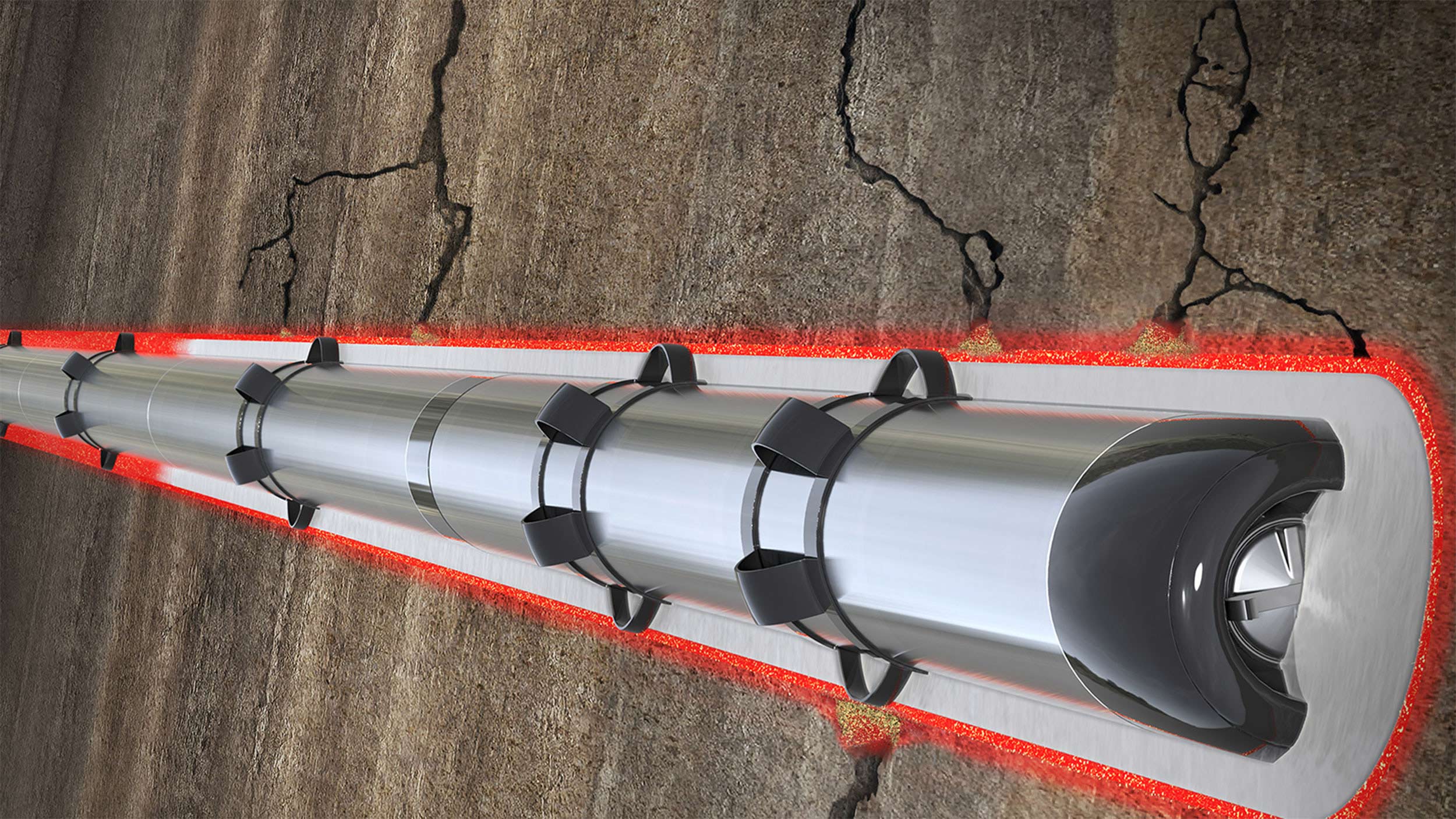 Cement solution improves zonal isolation in new bedrock development