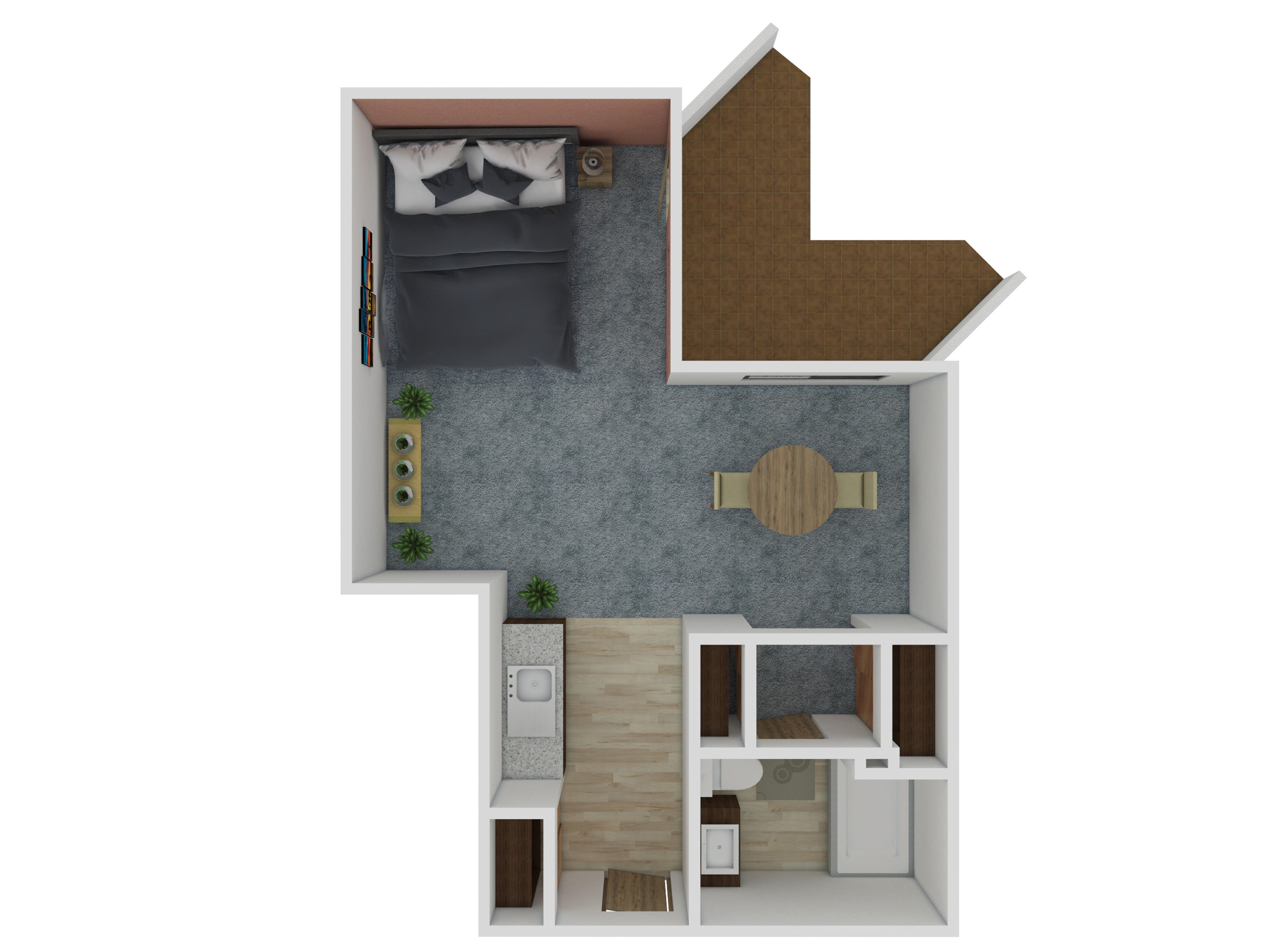 A6 Studio floor plan
