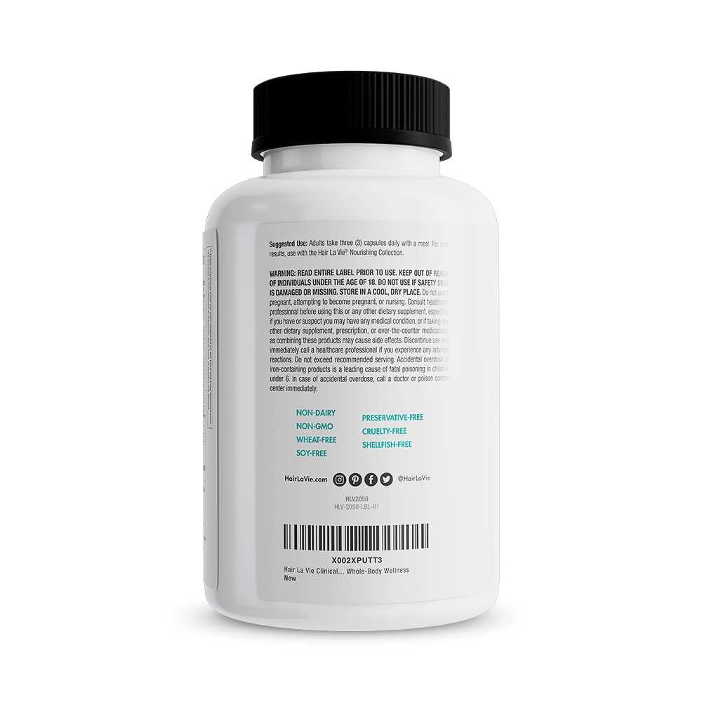 Hair La Vie Clinical Formula Hair Vitamins Clinically Studied Hair   Hlv Clinical Left 1000x1000png