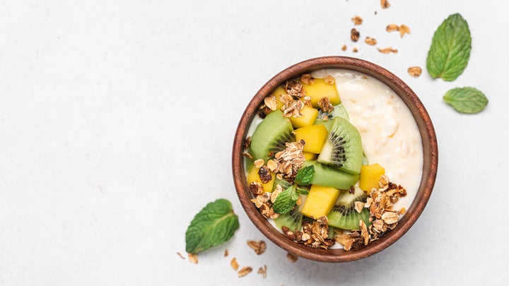 muesli with tropical fruit