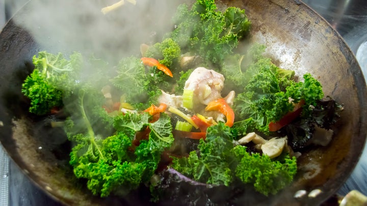 stir-fried kale