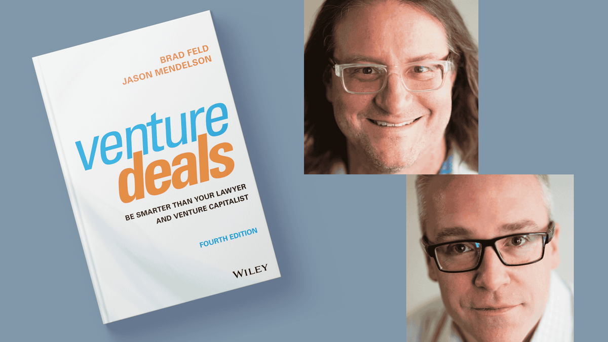 Venture Deals book by Brad Feld and Jason Mendelson