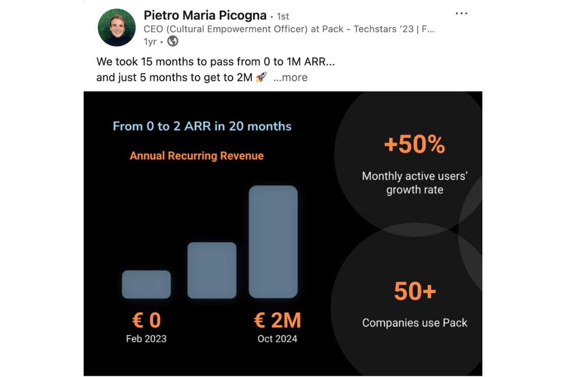 Pack social post