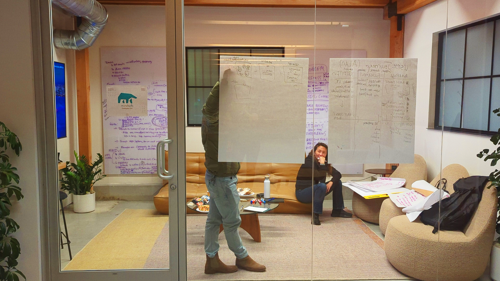 Techstars founders in a working session