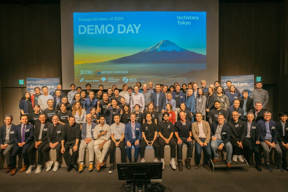 Techstars Tokyo Demo Day Stage Photo