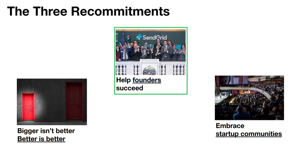 David Cohen - Three Recommitments as CEO