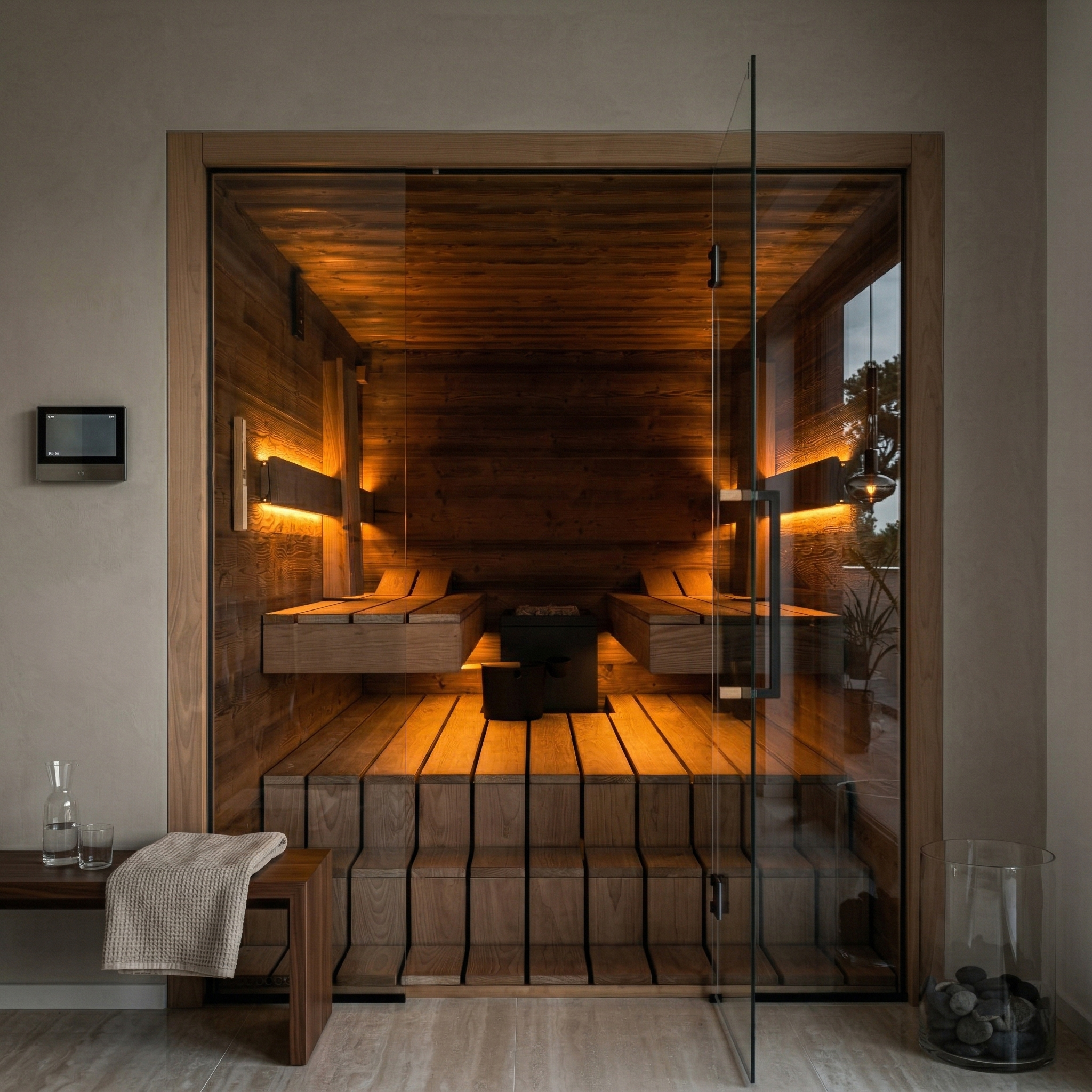 Spruce and Aspen Deck Sauna 1A