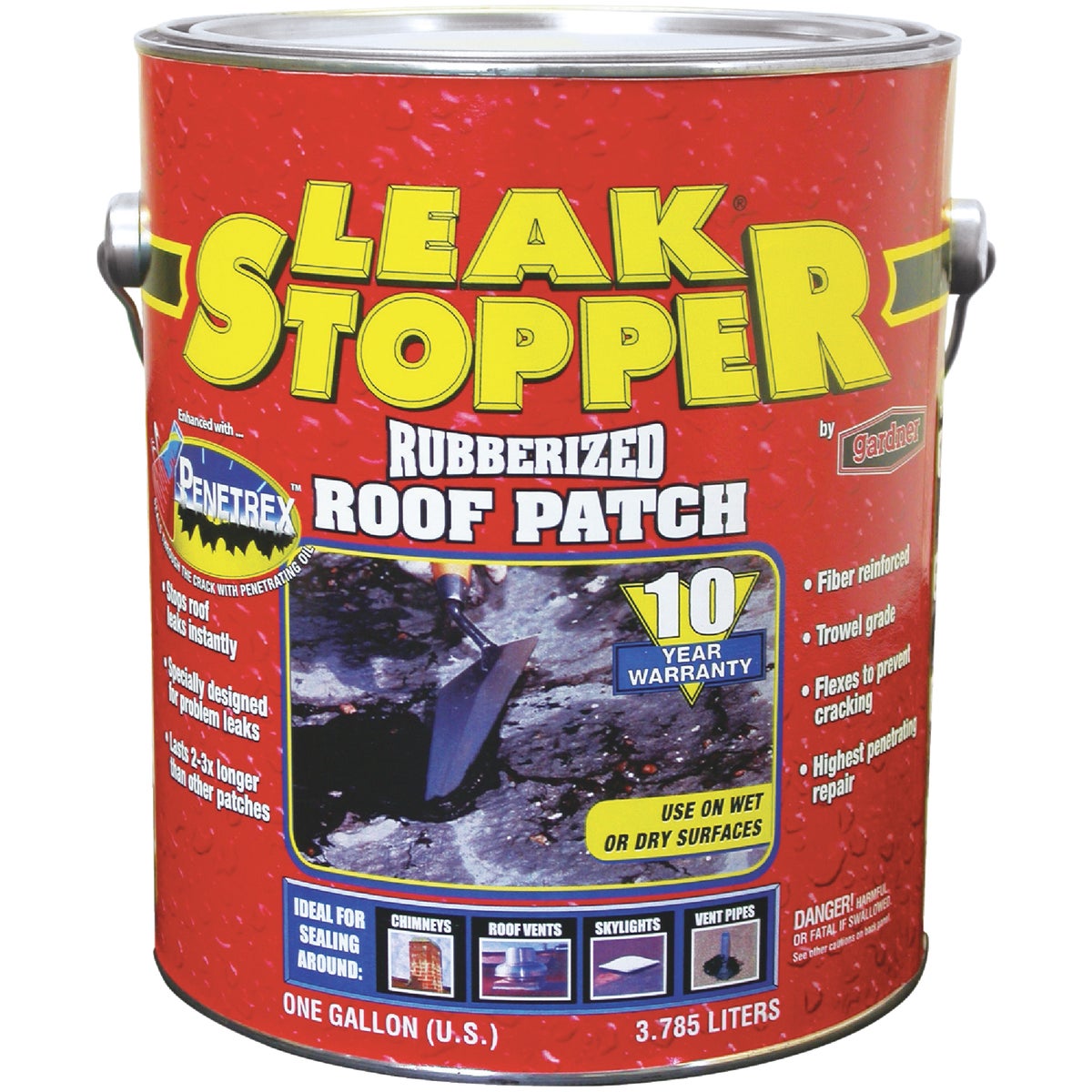 0311-GA Black Jack Leak Stopper Rubberized Roof Patch patch roof