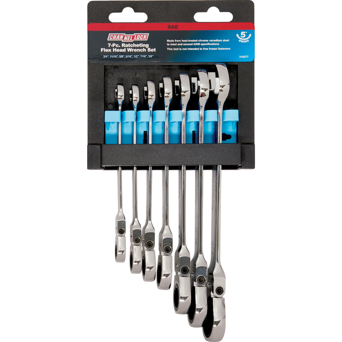 Ratcheting Combination Wrench Set