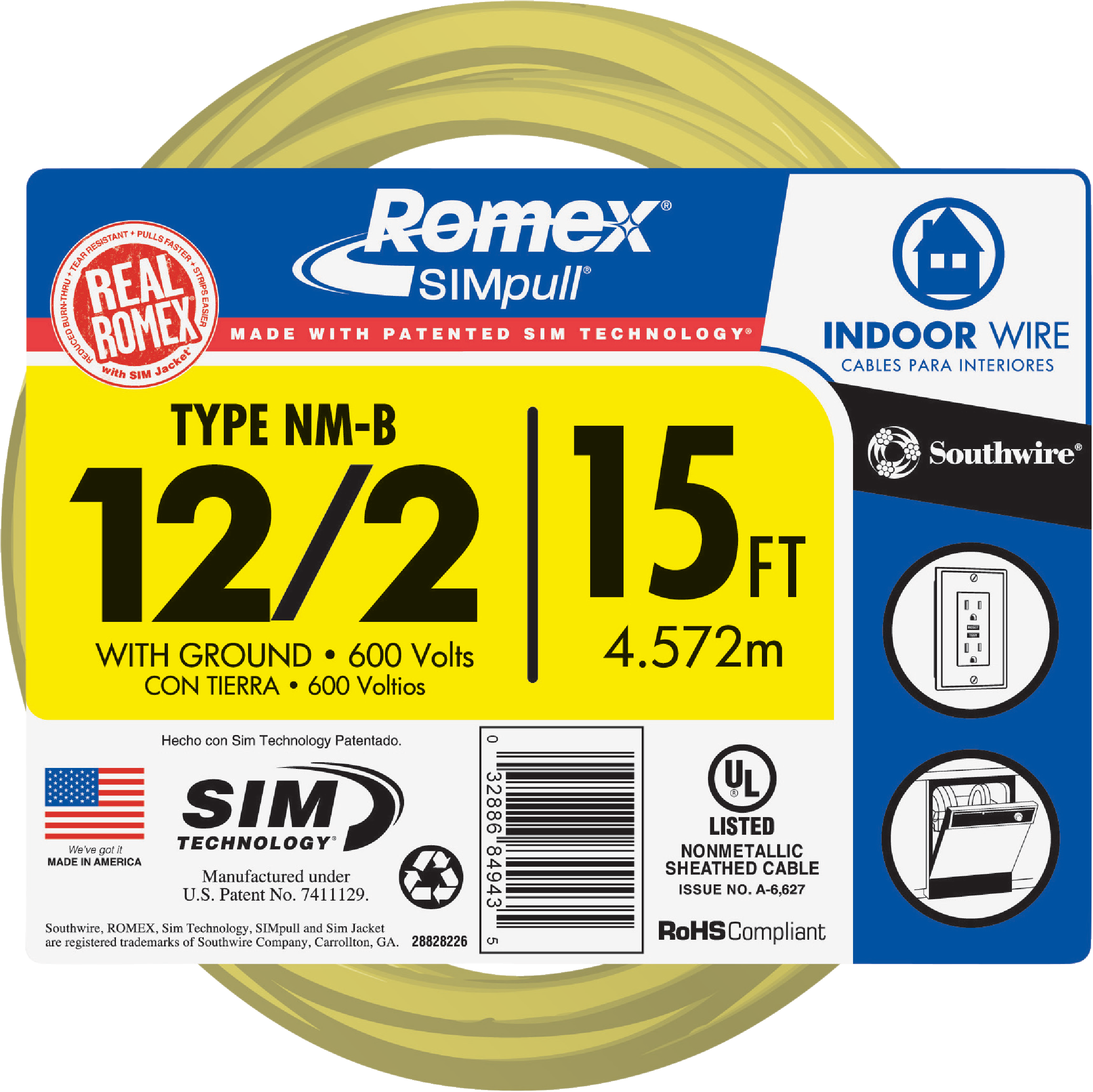 romax 12 2 wire