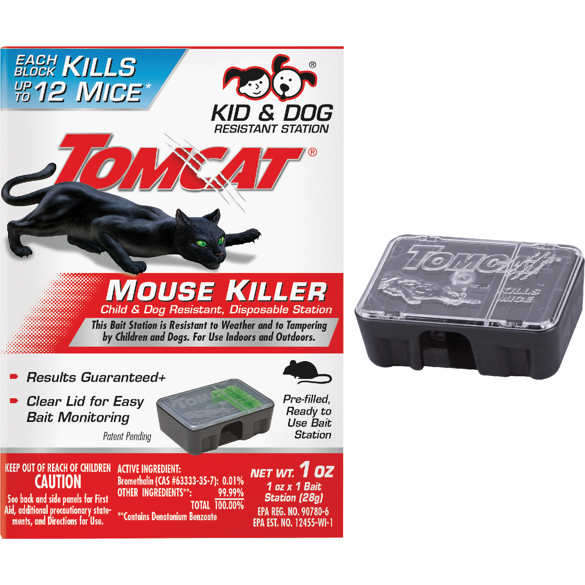 Tomcat Mouse Killer Disposable Mouse Bait Station (1Pack) 0370610 1
