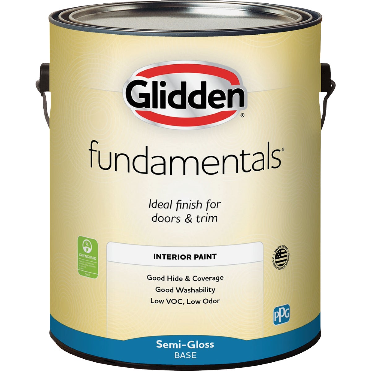 Glidden Fundamentals Interior Paint SemiGloss Midtone