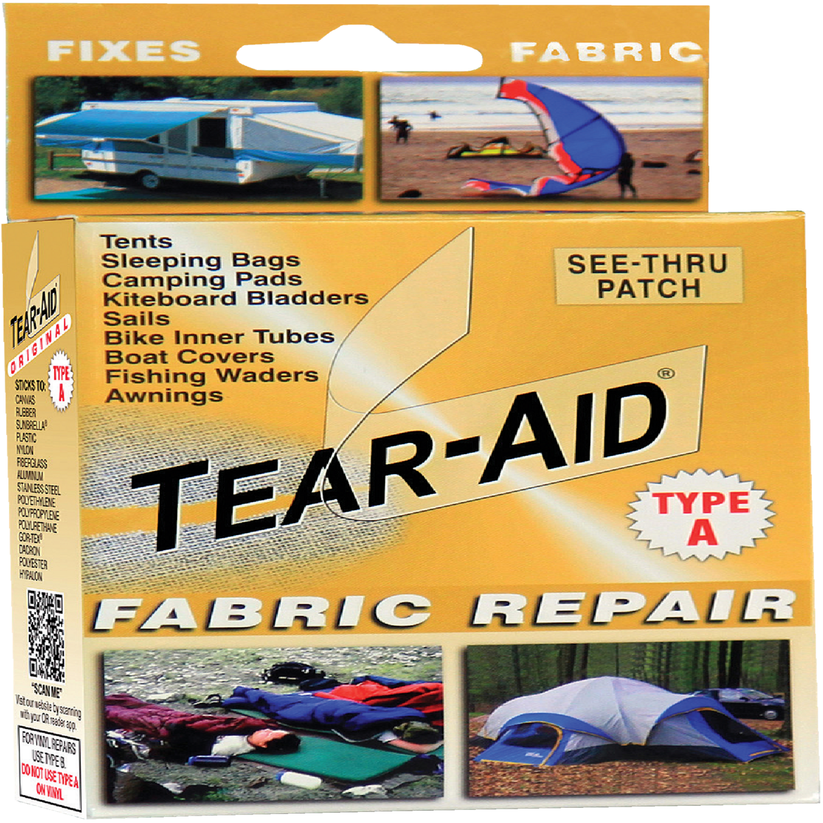 Tent & Multi-Use Fabric Repair Kit