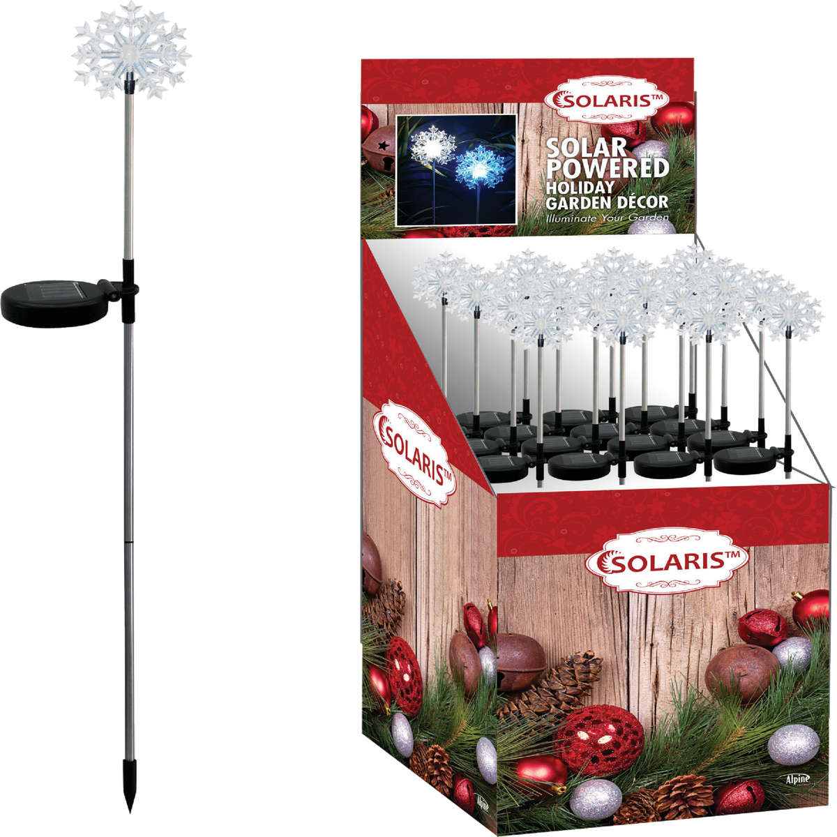 Lighted Holiday Garden Stake