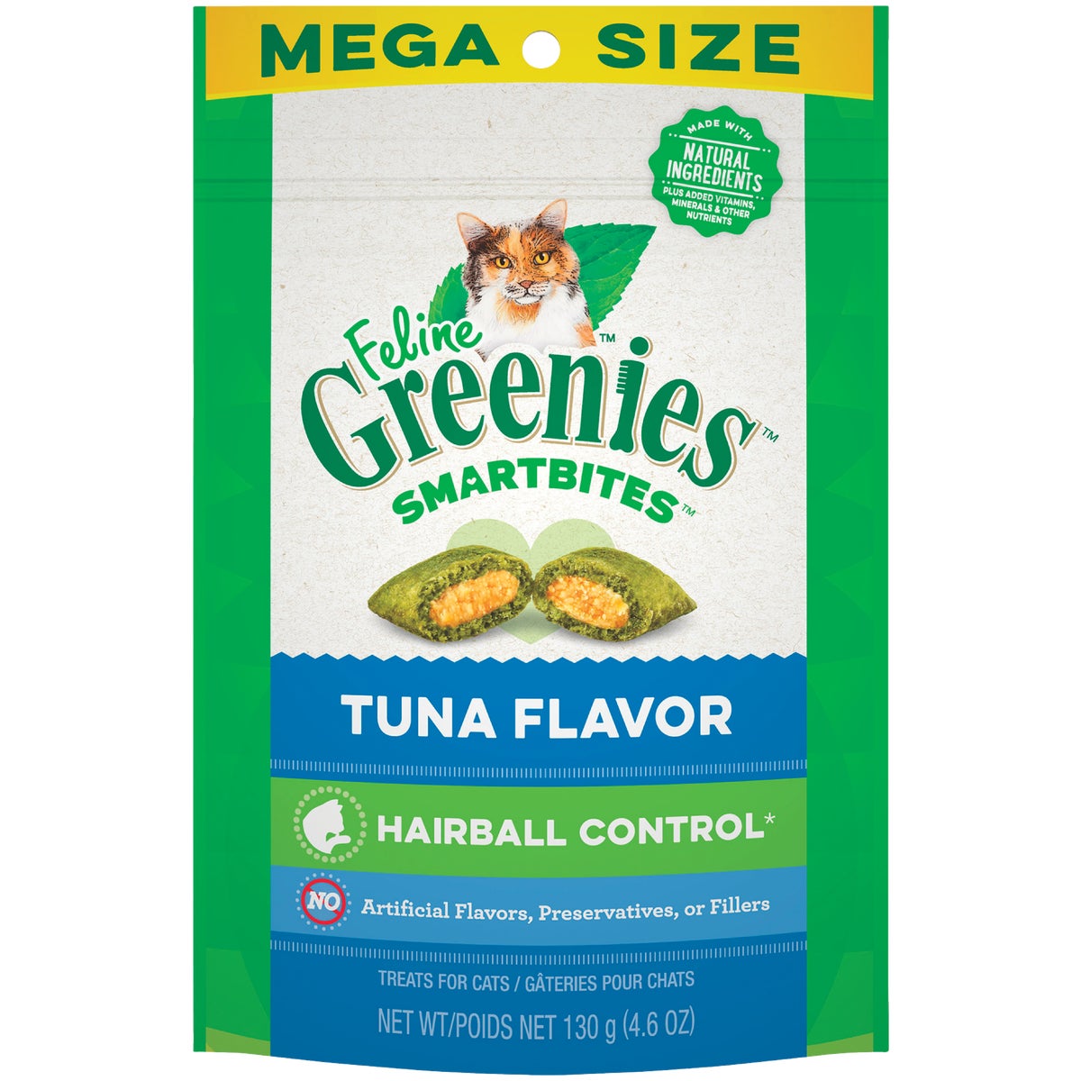 Greenies SmartBites Tuna 4.6 Oz. Hairball Control Cat Treats 428117 1
