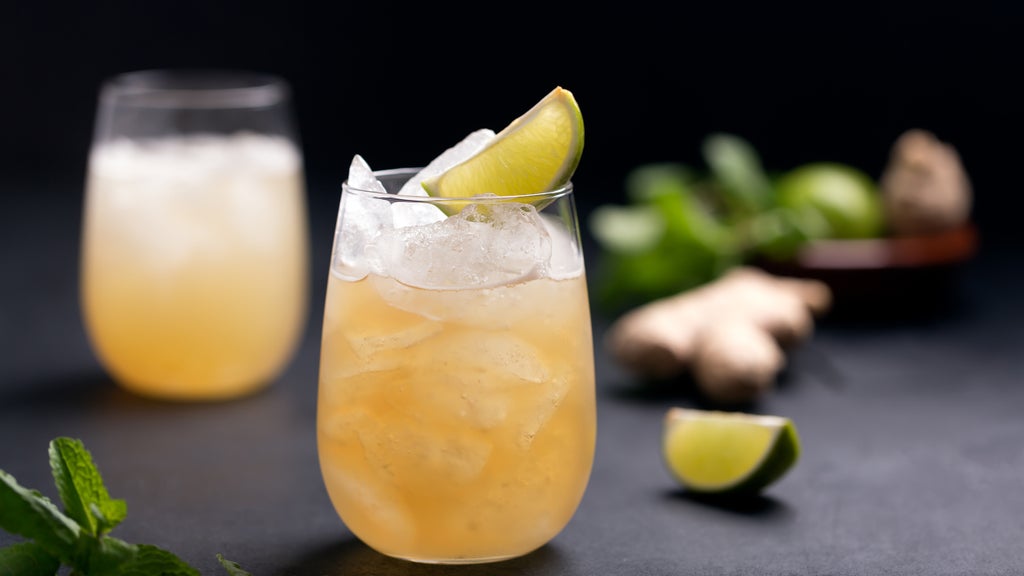 a hydrating ginger and lime beverage