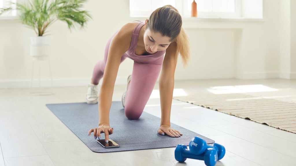 woman building habits using an app