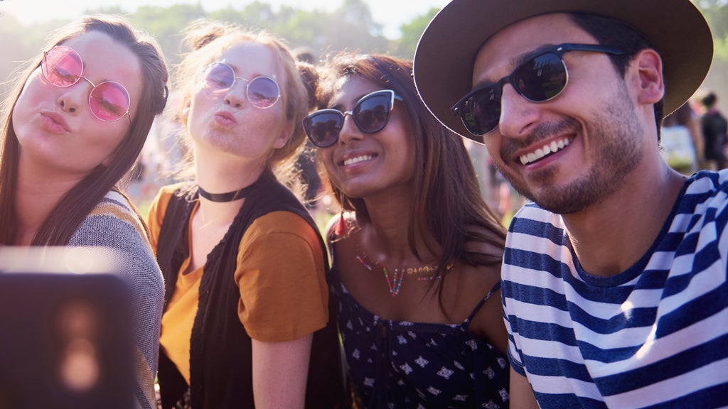 friends at a festival