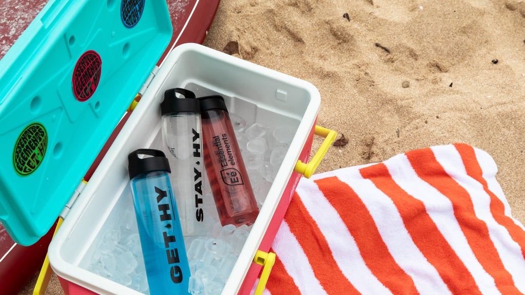 Essential elements' Hydration products are great for a beach day