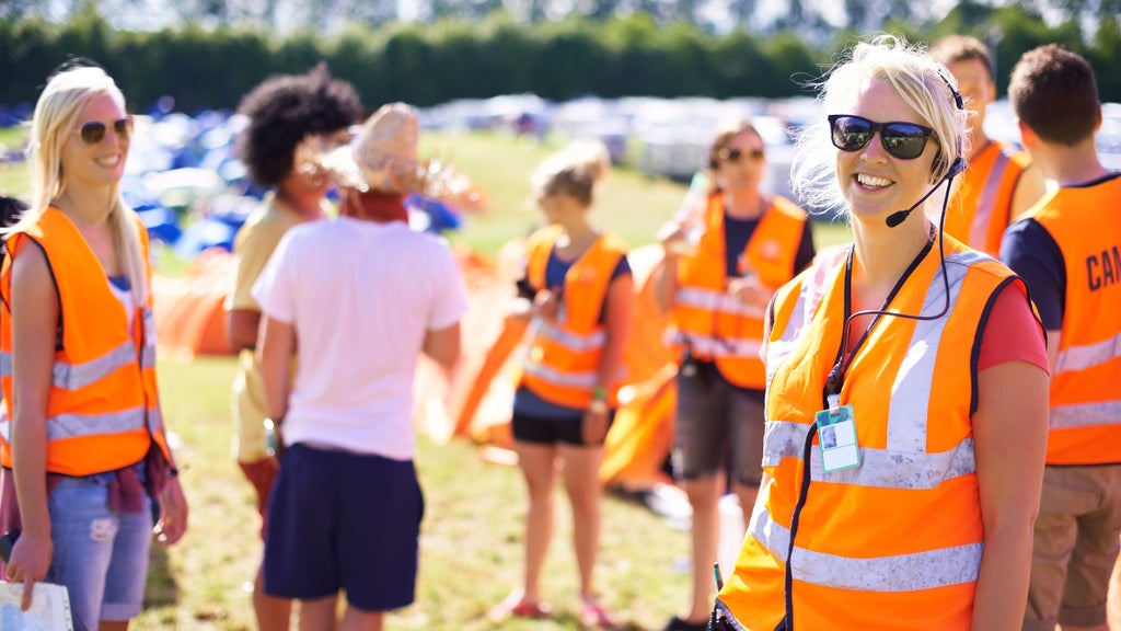 security at a music festival