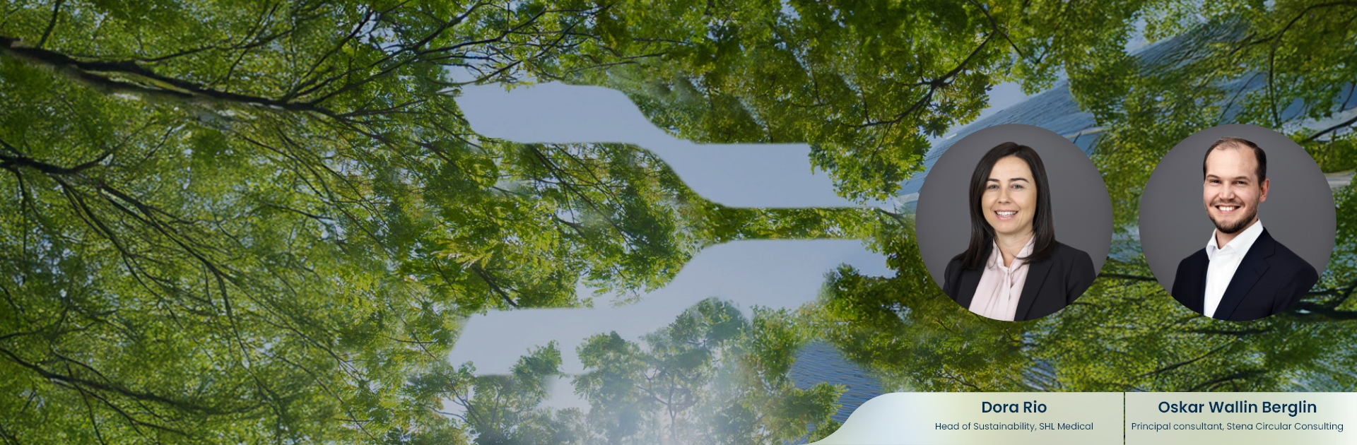 Webinar featuring SHL Medical’s Dora Rio and Stena Circular Consulting’s Oskar Wallin Berglin on eco design strategies and circular principles for reducing CO2 emissions in sustainable medical device development.