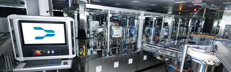 Close up of high-cavity mold for autoinjectoe component by SHL Advantec