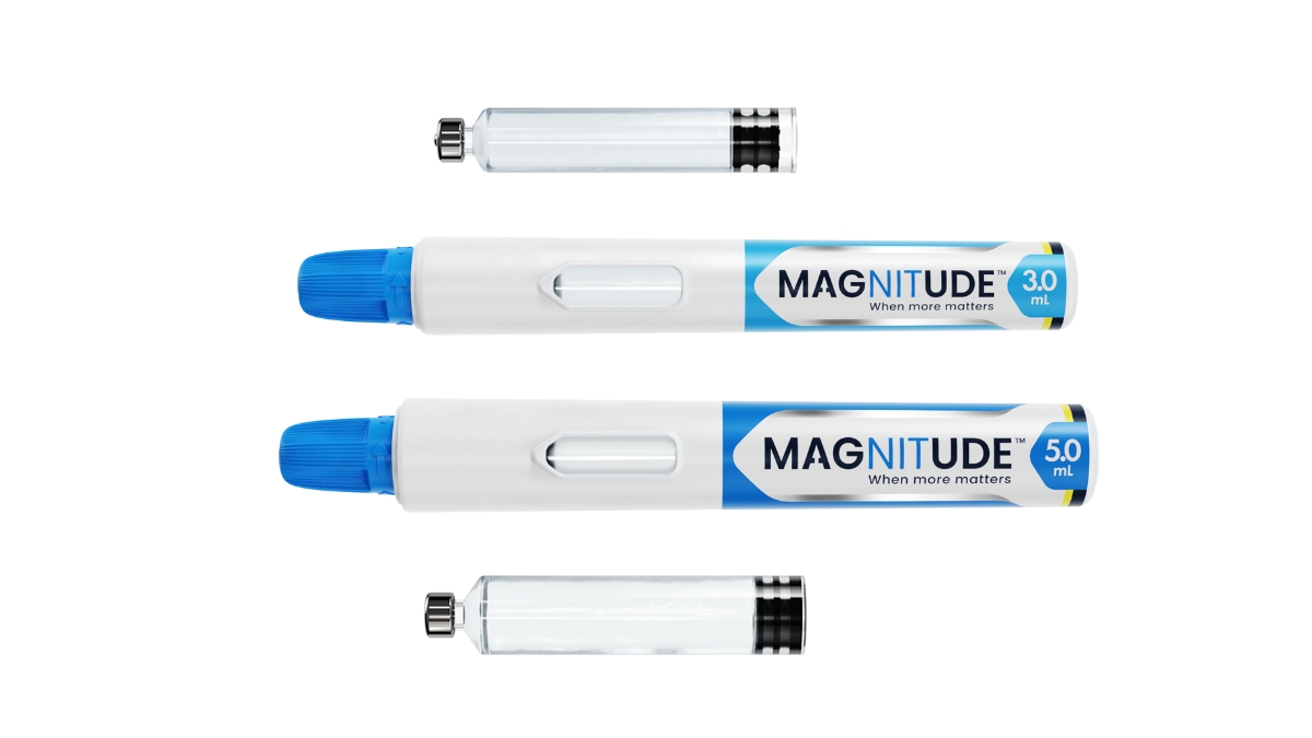 SHL Medical’s Magnitude is a cartridge-based autoinjector designed for large-volume subcutaneous delivery 