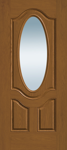 Doors with Glass - 2 Panel 3/4 Oval Deluxe