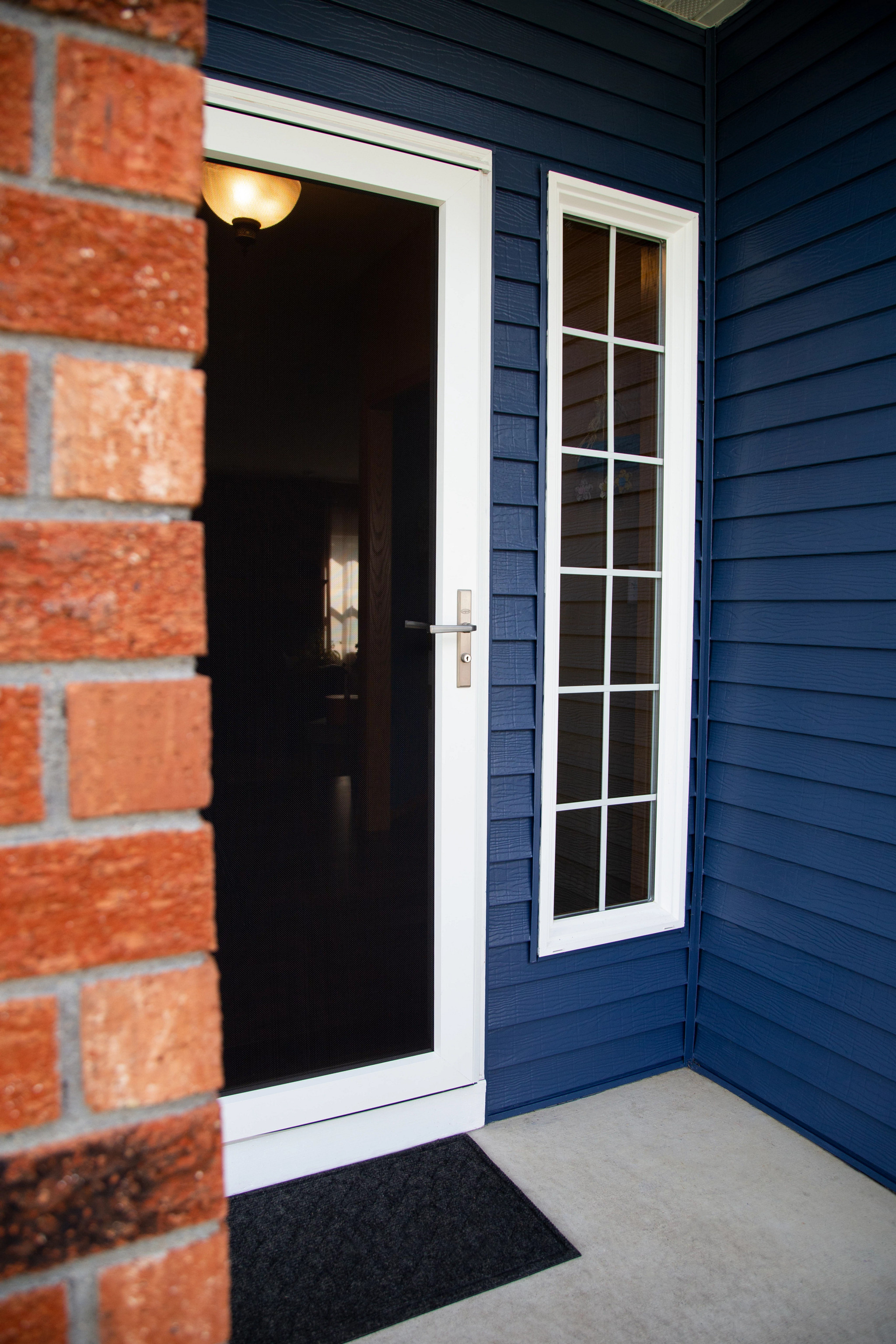 Larson Platinum Collection Storm Doors with Secure Screen