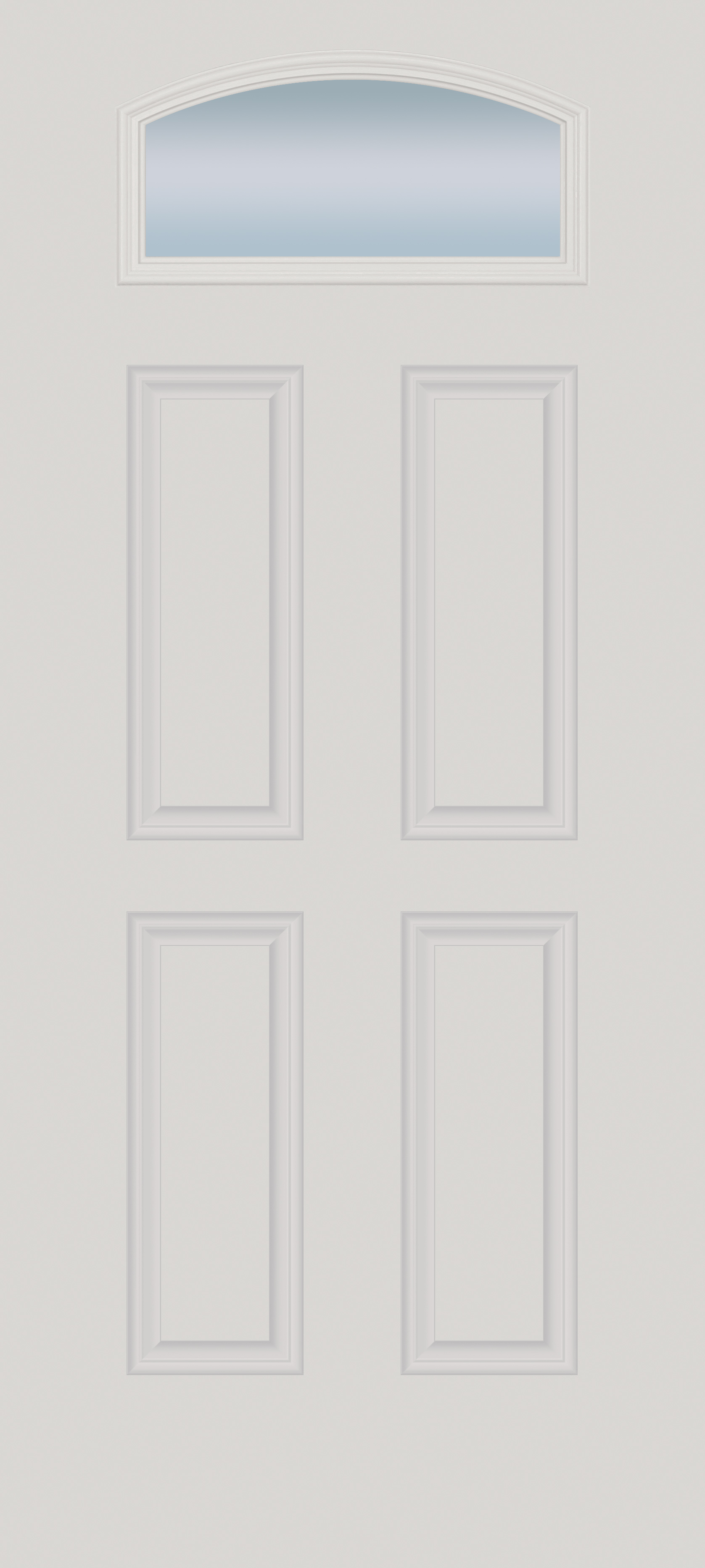 Doors with Glass - 4 Panel Camber Top