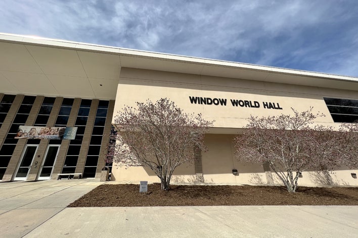 Window World Hall building at Wilkes Community College