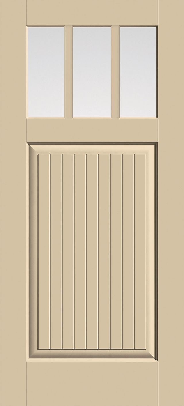 Craftsman 1-Panel Plank 3-Lite