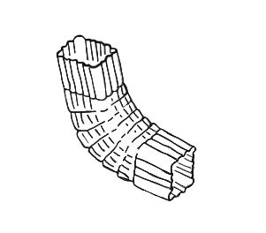 Accessories - 3" X 4" Style “B” Rectangular Elbow