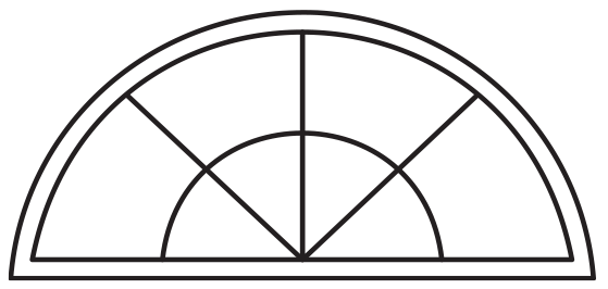 Radius Grille Options - Single Radius Starburst 42"