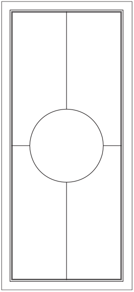 Grille Options - Custom Pattern (Example 3)