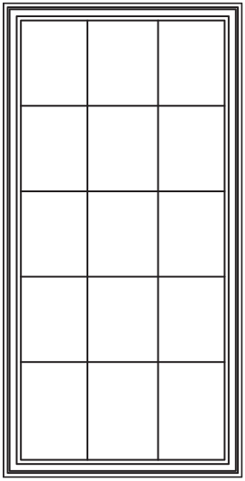 Direct Set Grille Options - Colonial