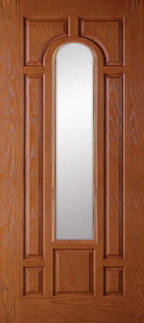Doors with Glass - 7 Panel Center Arch
