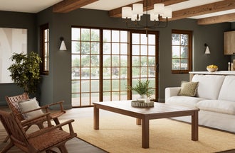 Window World Wood-clad Sliding Patio Door