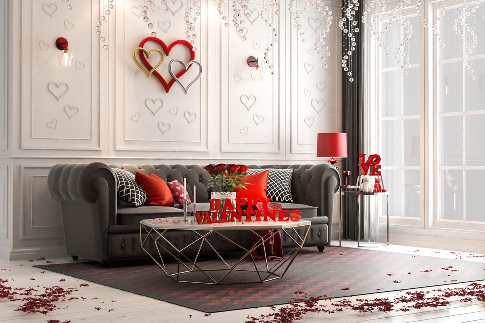 Valentines Day Decor Living Room Web
