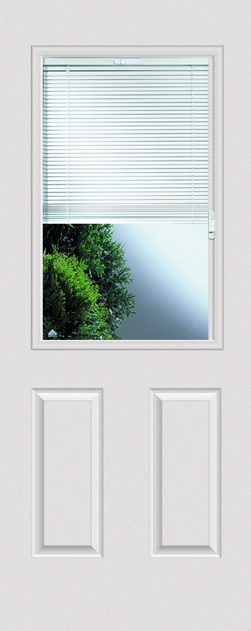 Doors with Internal Blinds - 2 Panel 1/2 Lite 1L