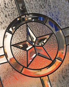 Decorative Glass Options - Elegant Star