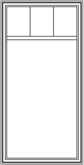 Direct Set Grille Options - Plaza with 2" Bar