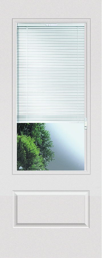 Doors with Internal Blinds - 1 Panel 3/4 Lite 1L