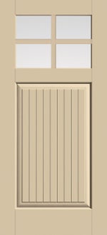 Craftsman 1-Panel Plank 4-Lite