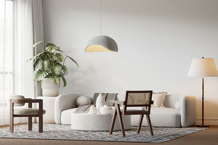 Cloud Dancer Living Room