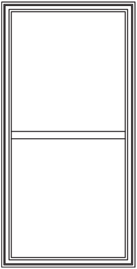 Direct Set Grille Options - Simulated Check Rail