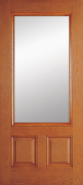 Doors with Glass - 2 Panel 3/4 Lite